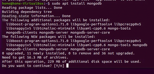 start mongodb server on ubuntu