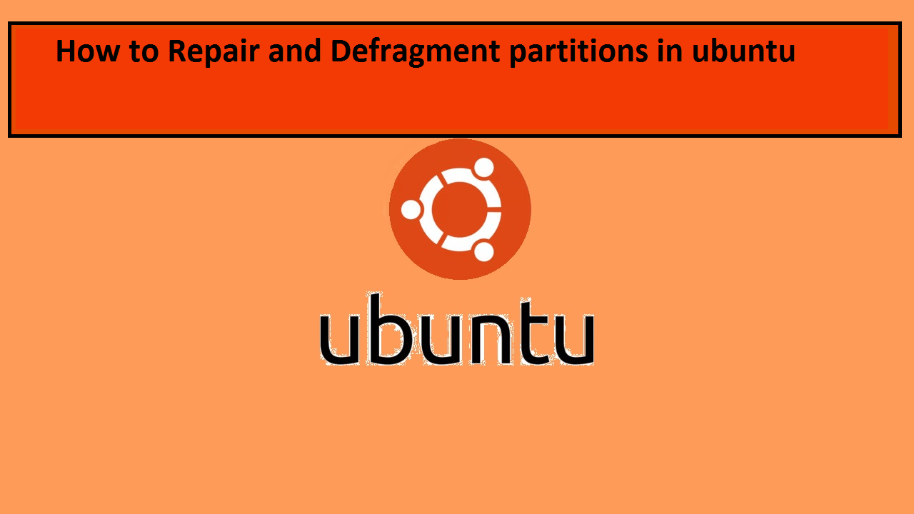Defragment ubuntu partition