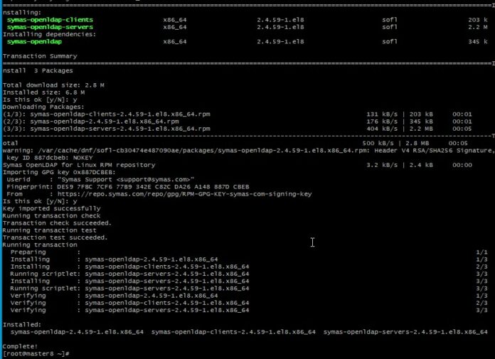 Openldap centos 8 настройка