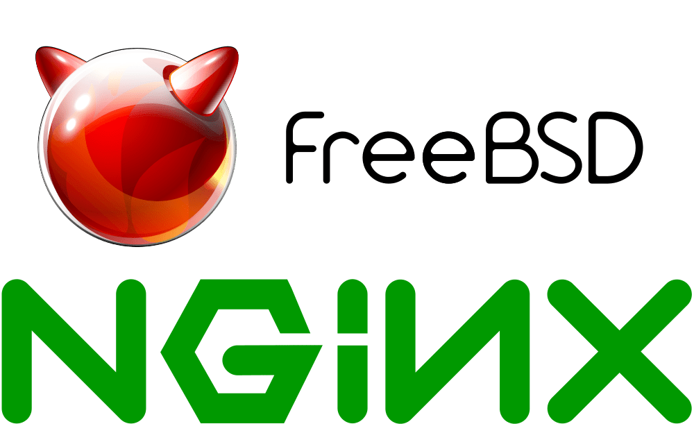 freebsd + nginx logos