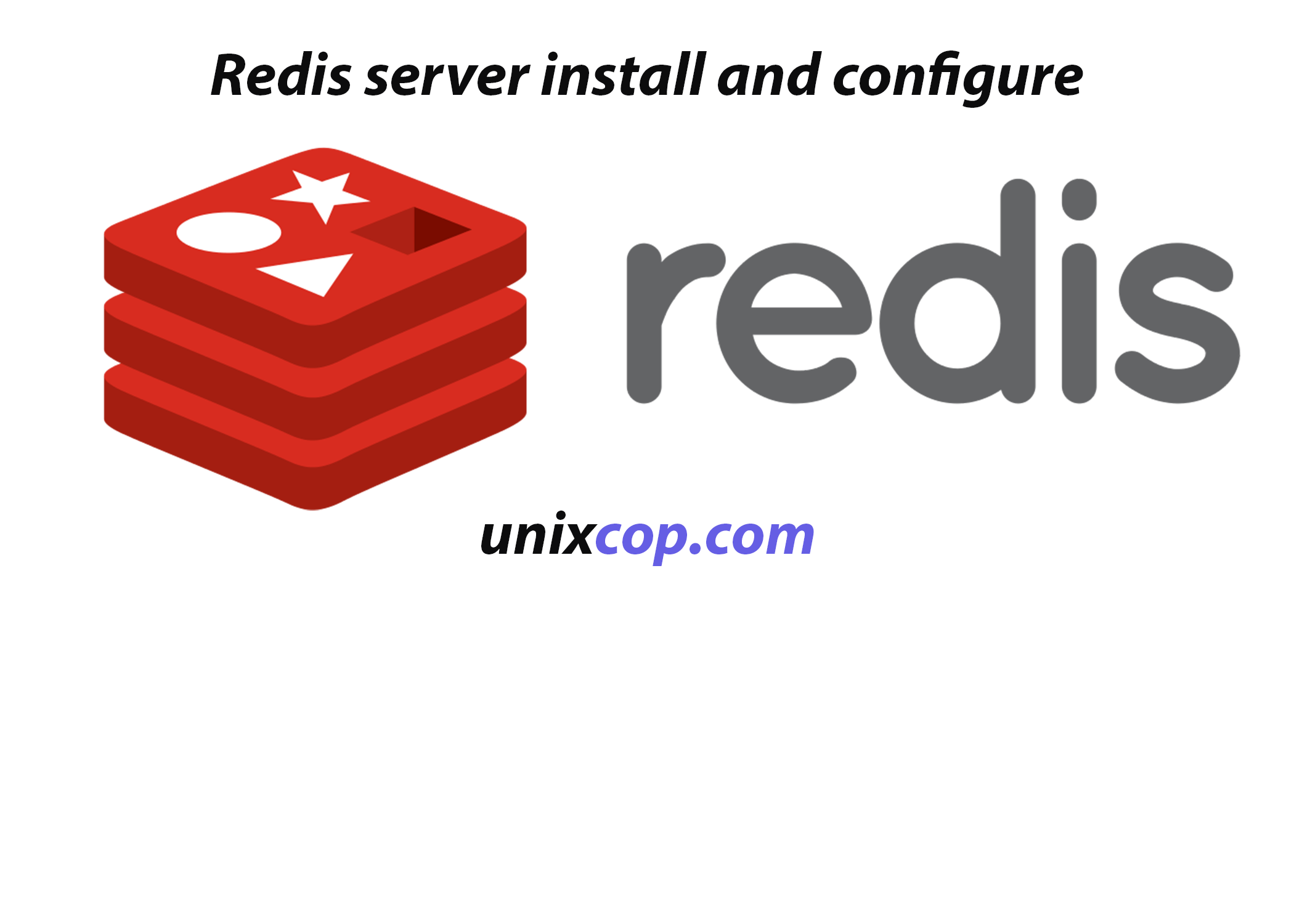Redis server install and configure