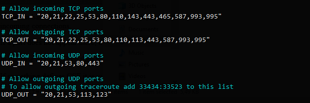 4.- Configuring CSF