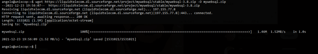 1.- Download MyWebSQL on Ubuntu 20.04