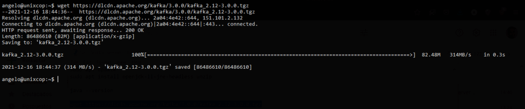 2.- Download Apache Kafka on Ubuntu 20.04