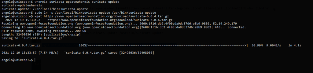 2.- Download Suricata on Debian 11