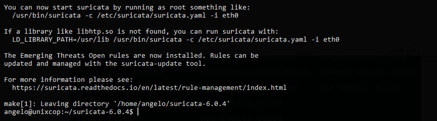 4.- Install suricata on Debian 11