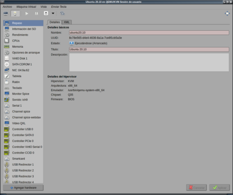 not working with gnome-boxes (but with virt-manager)