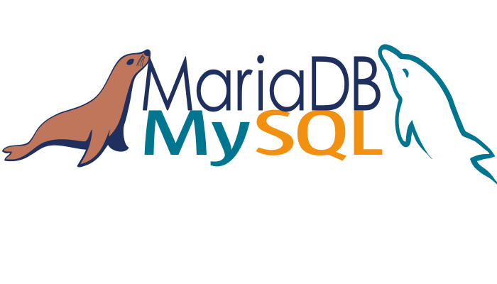 MariaDB and MySQL logos