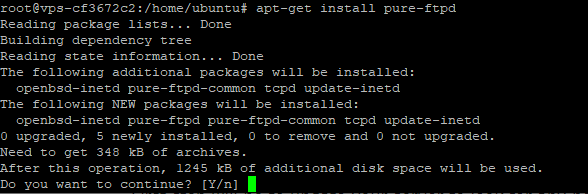 configure Pure-FTPD