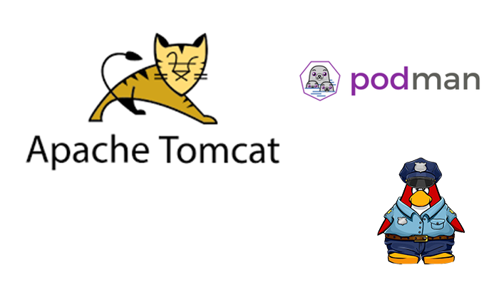 Apache Tomcat container with Podman