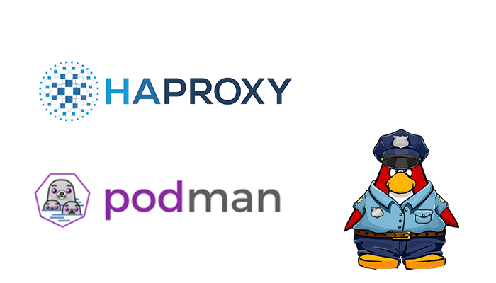 HAProxy server container Podman fast 100% easy
