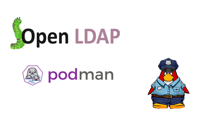 4 Step Openldap contains Podman Easy
