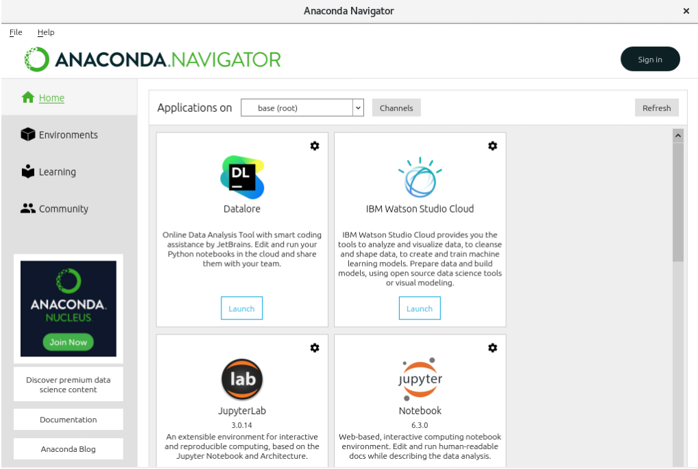 Install Anaconda Navigator Graphical