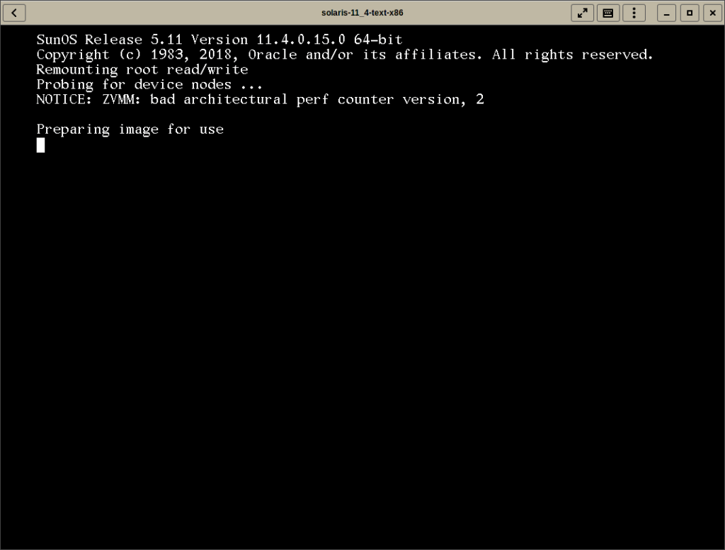 beginning to install oracle solaris
