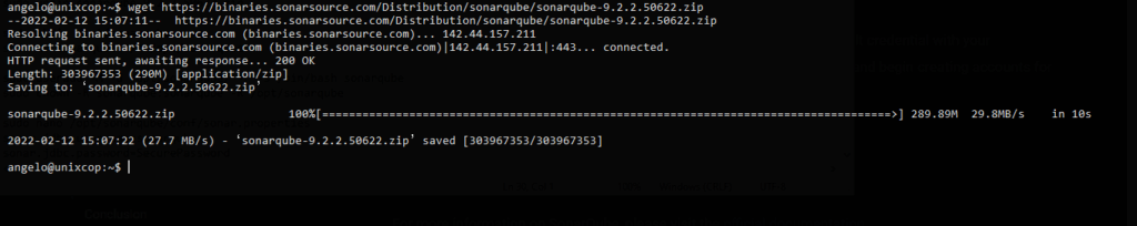 1.- Download SonarQube on Debian 11
