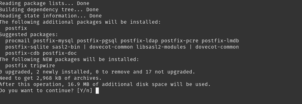 1.- Install Tripwire on Debian 11