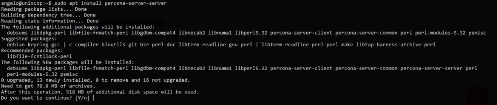 2.- Install Percona on Debian 11