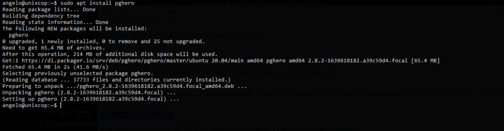 2.- Install PgHero on Ubuntu 20.04