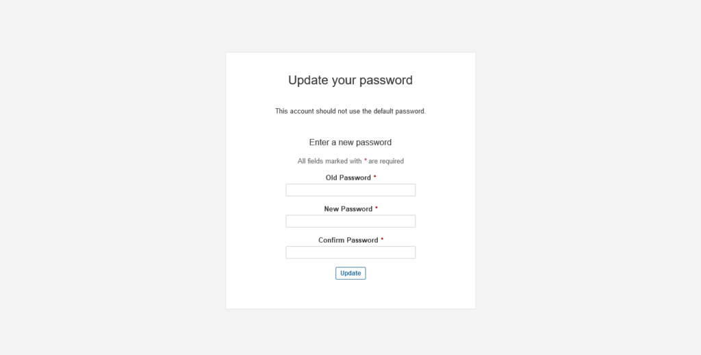 4.- Change the default password on SonarQube