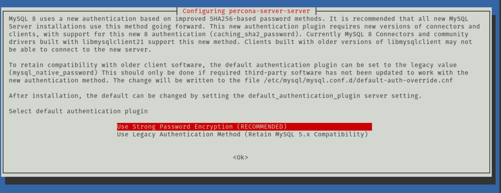 4.- Installing Percona Server