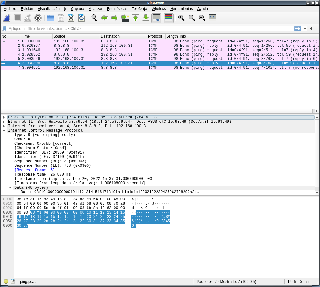 network traffic analysis with tcpdump. Doing the analysis with wireshark
