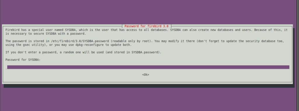 1.- Install Firebird on Ubuntu 20.04