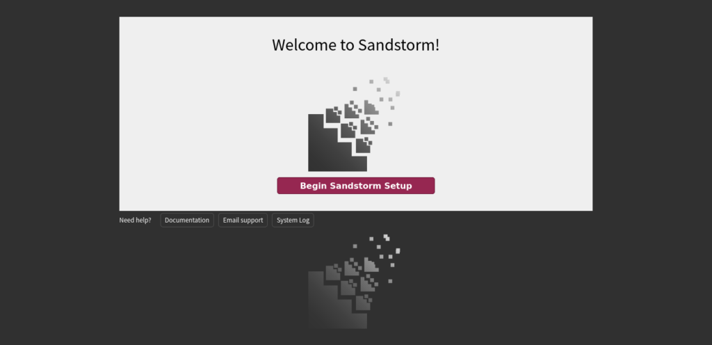 4.- Sandstorm on Ubuntu 20.04