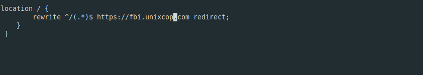 redirect from one domain to another in Nginx and Debian 11