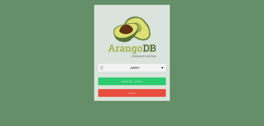 6.- ArangoDB web interface