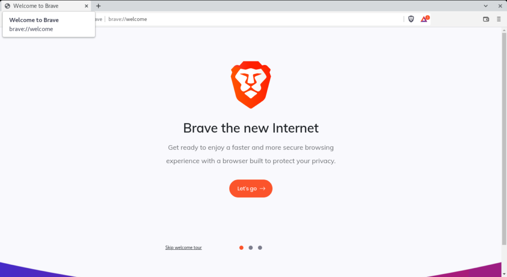 Brave Web Browser on CentOS 9 Stream