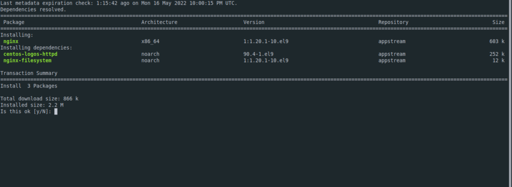 1.- Install Nginx on CentOS 9 Stream