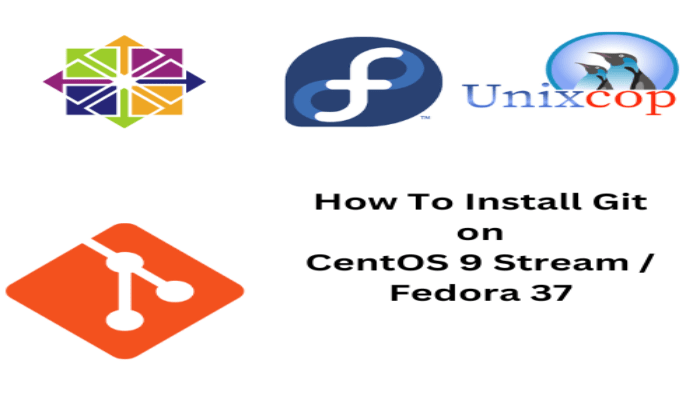 Install Git on CentOS 9 Stream Fedora 37
