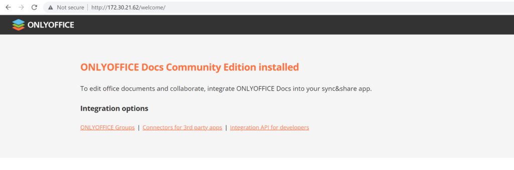 Install ONLYOFFICE Docs