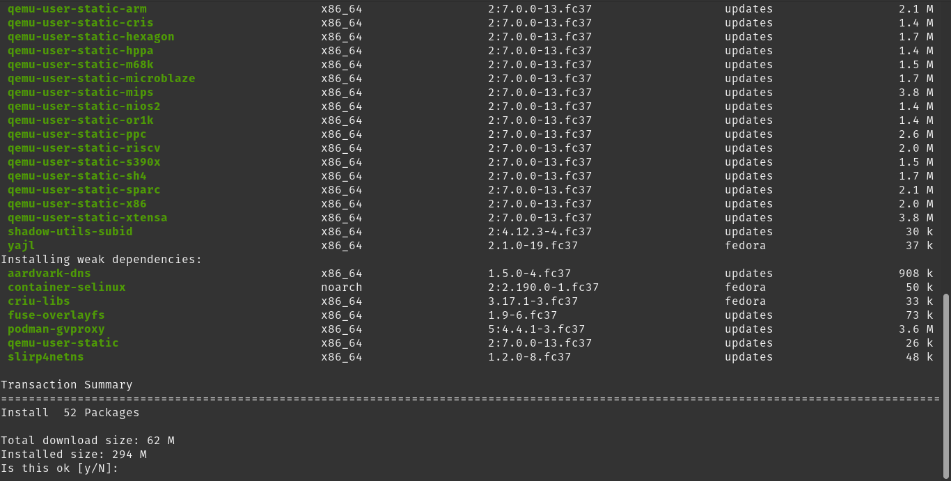 Install Podman on CentOS 9 Stream / Fedora