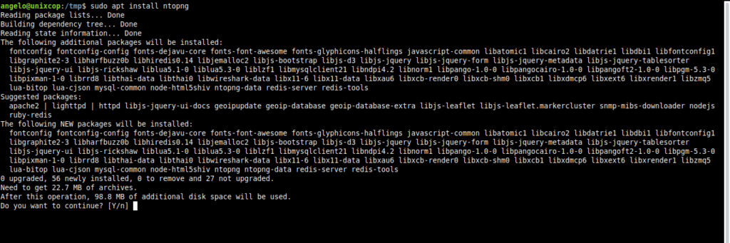 Install ntopng on Ubuntu 22.04