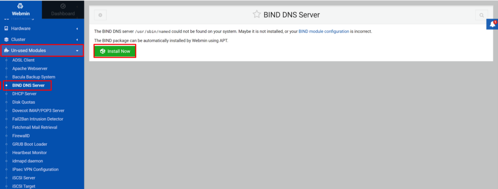 Setup your local DNS server using Webmin.