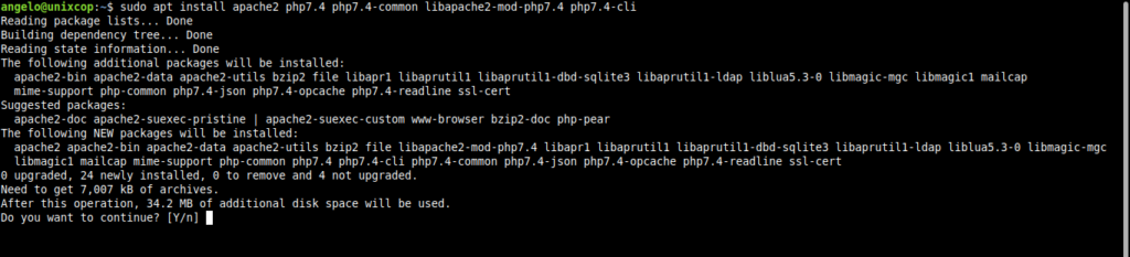 Install PHP 7.4 on Ubuntu 22.04