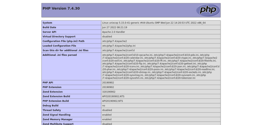 PHP 7.4 on Ubuntu 22.04