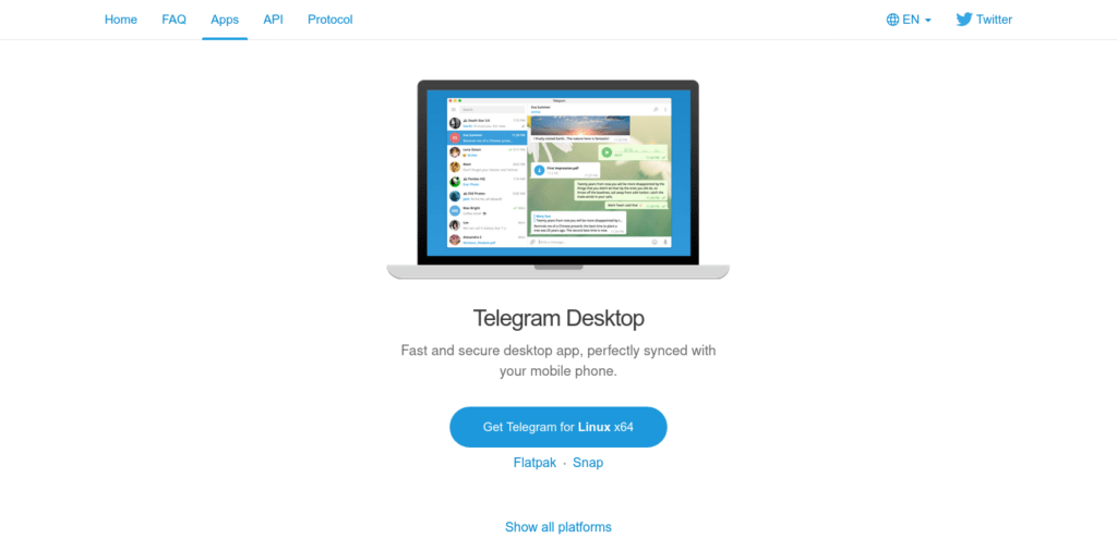 Telegram Website