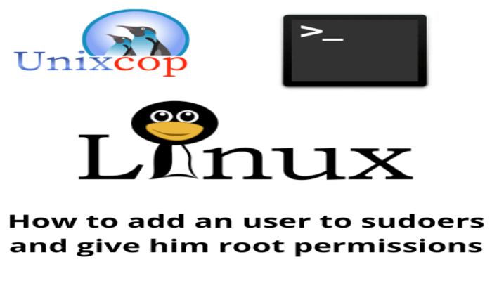 How to add an user to sudoers and give him root permissions