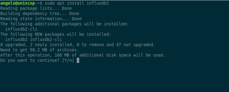 Install InfluxDB on Ubuntu 22.04