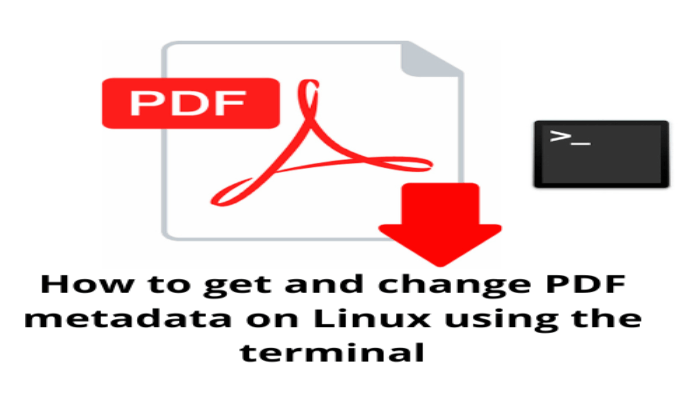 How to get and change PDF metadata on Linux using the terminal