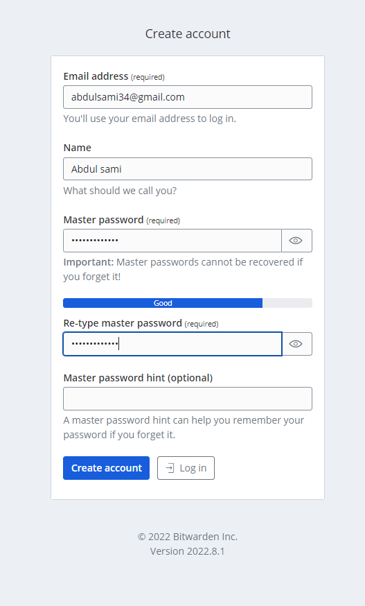 bitwarden password manager