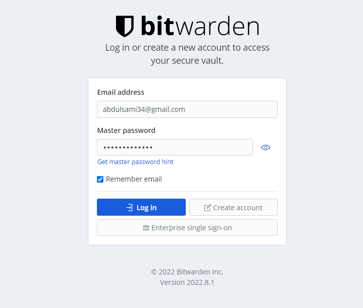 bitwarden password manager