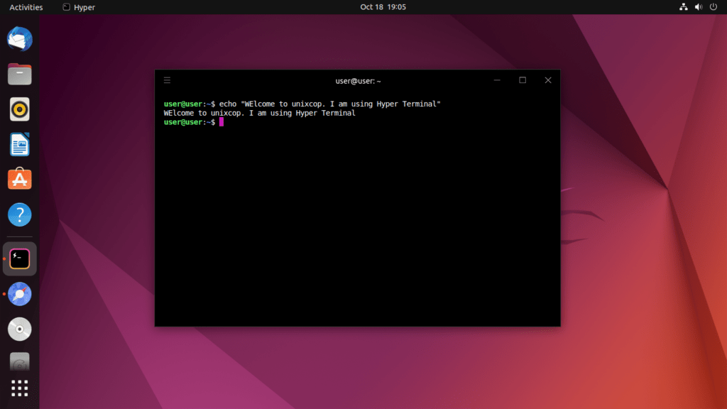 Hyper terminal on Ubuntu