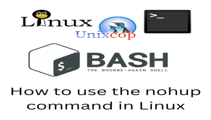 How to use the nohup command in Linux