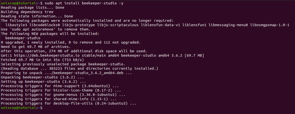 How to Install Beekeeper Studio on Ubuntu 22.04 or 20.04