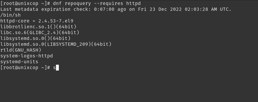 How to list dependencies of a RPM package using DNF