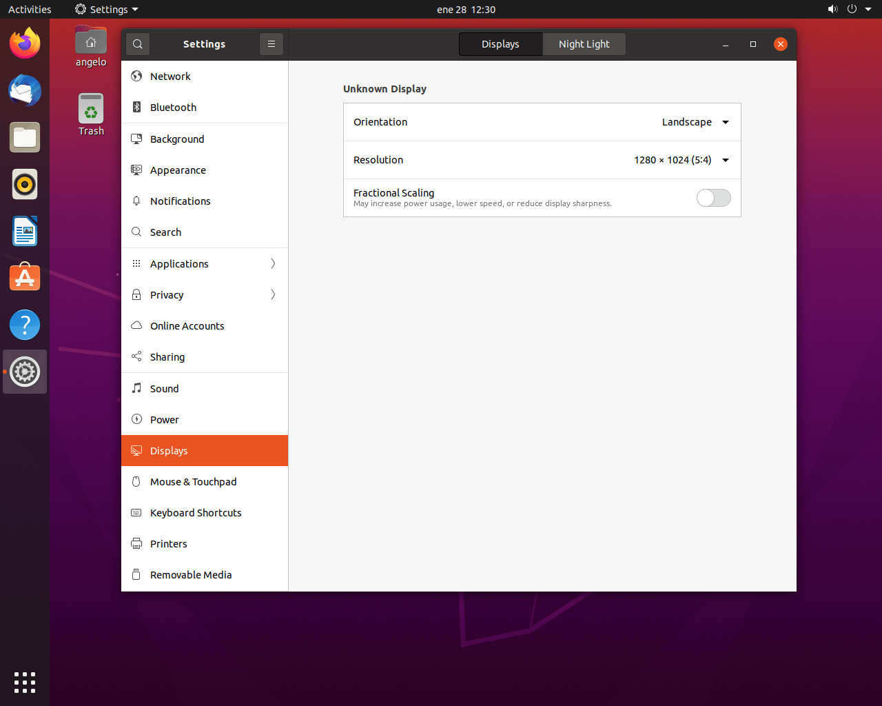 Change Screen resolution on Ubuntu using GNOME