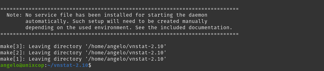 Install vnStat on Debian 11